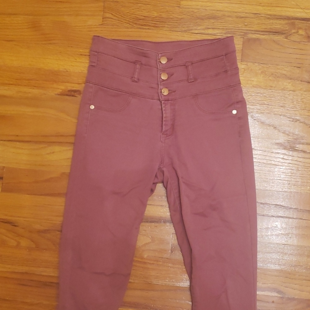 High waisted super skinny jeans